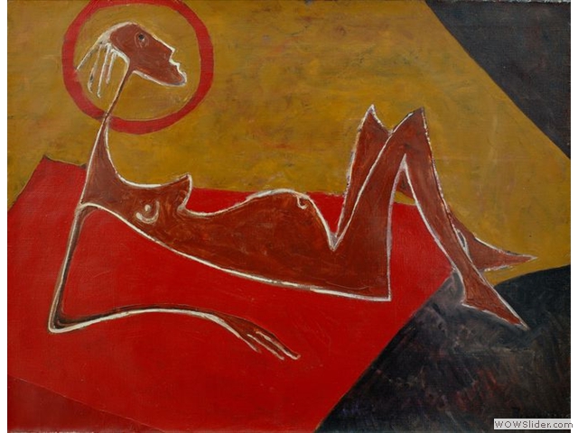 30. Woman. 1990. Oil, canvas. 67x88