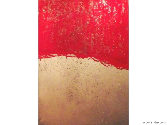 CELLA EDOARDO-Rosso e Argento, 140x100, 2008