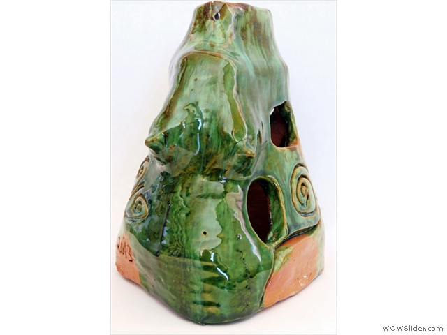 SLAVUTZKY CARMELA, Green Woman, ceramica