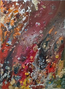 Sorpresa-Colori Humbrol su tavola 68x52-2023